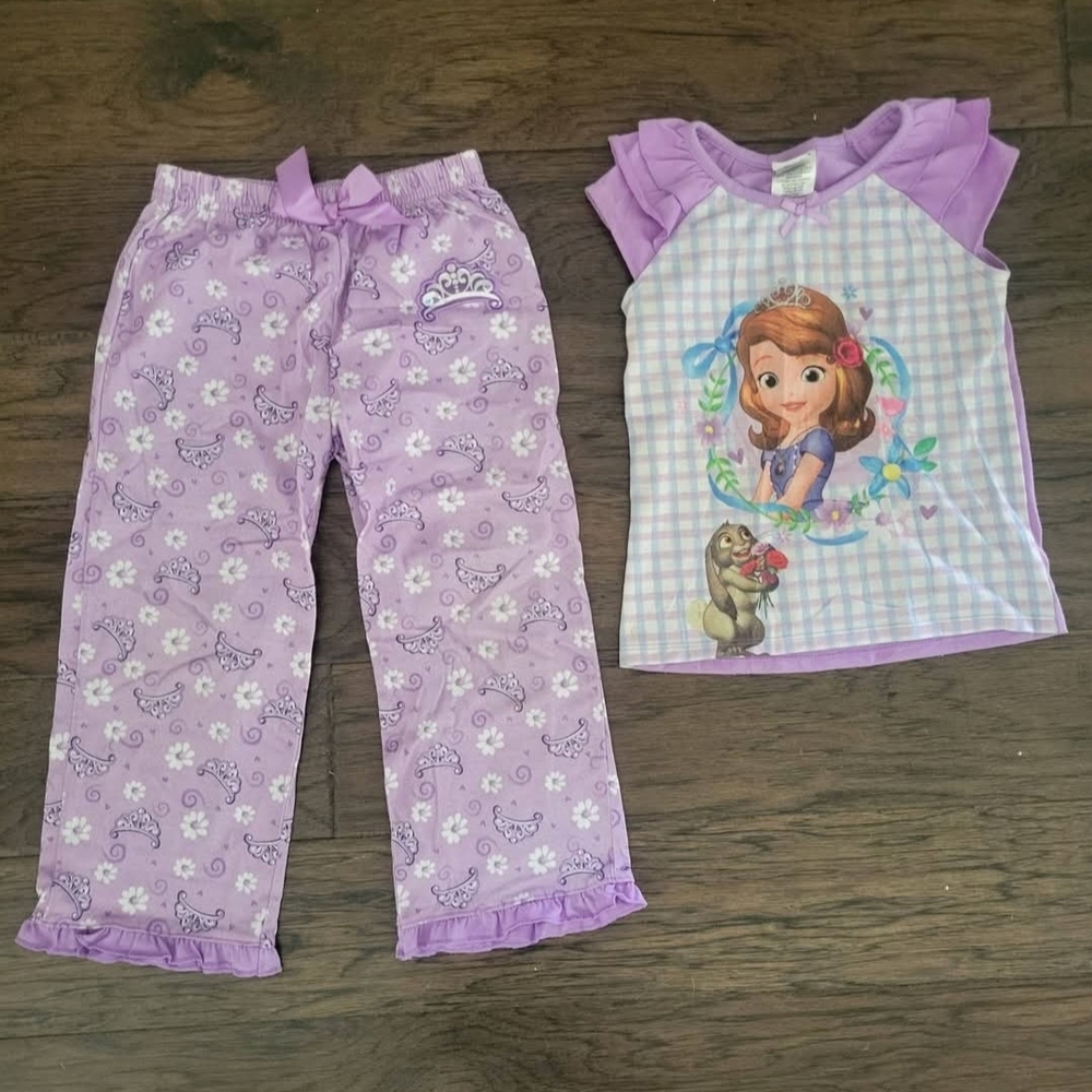 Disney Princess Sofia Short-Sleeve Top and Pajama Pants Set